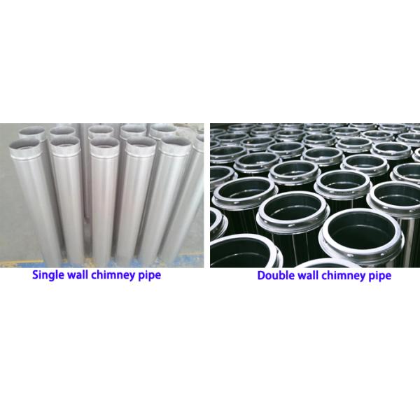 5 дюймов двойной стены нержавеющей стали дымовой трубы для древесной плиты