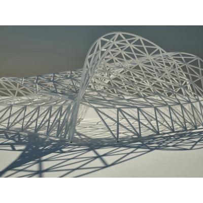 Modern Design Prefabricated Metal Space Frame Building para o Estádio Wide Span do Armazém