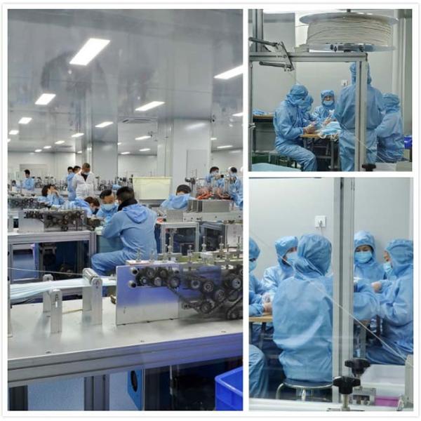 Sterility Influenza 3 Ply Surgical Face Mask Disposable Mouth Face Blue Color