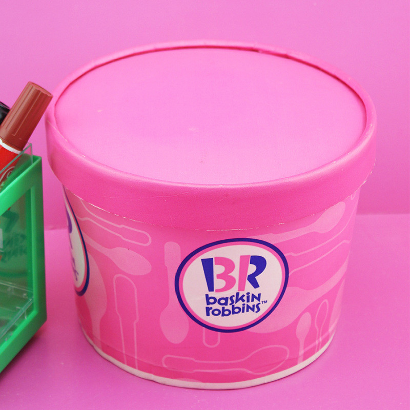 Recyclable чашки Gelato печатания бумажного стаканчика CMYK мороженого Kraft бумажные