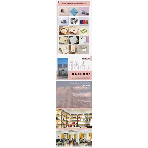 Boîte à bijoux rectangulaire écologique en papier carré rose avec tiroir