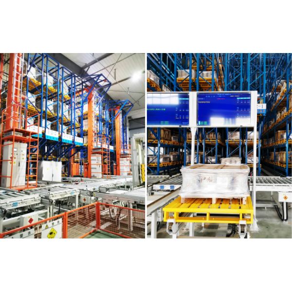 Double Deep pallet Stacker Crane ASRS, Floor Supported SRM(Storage Retrieval Machine), Automatic Storage And Retrieval System,Room Temperature Warehouse and Cold Storage