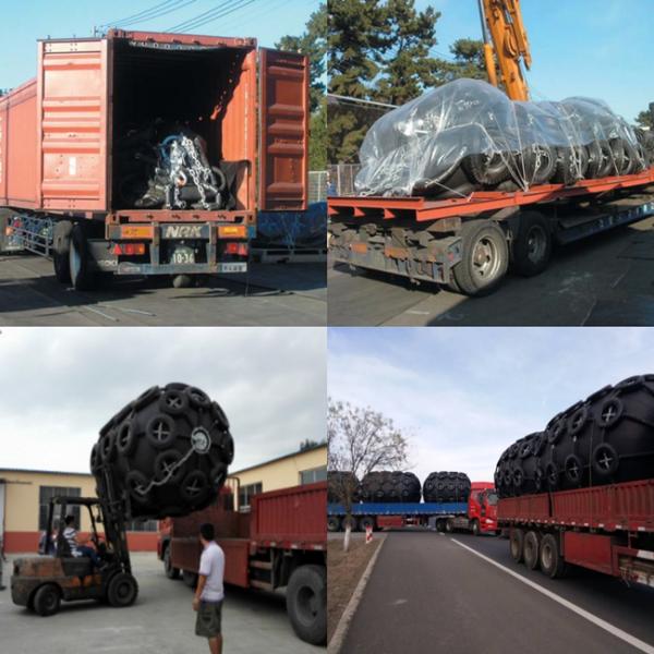 STS STD Usage Good Sealing Marine Rubber Fender Impact Resistance