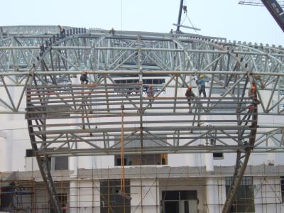 Steel Roof Truss for Commodity Trade Center Lobby Elegant and Functional Design Solutions