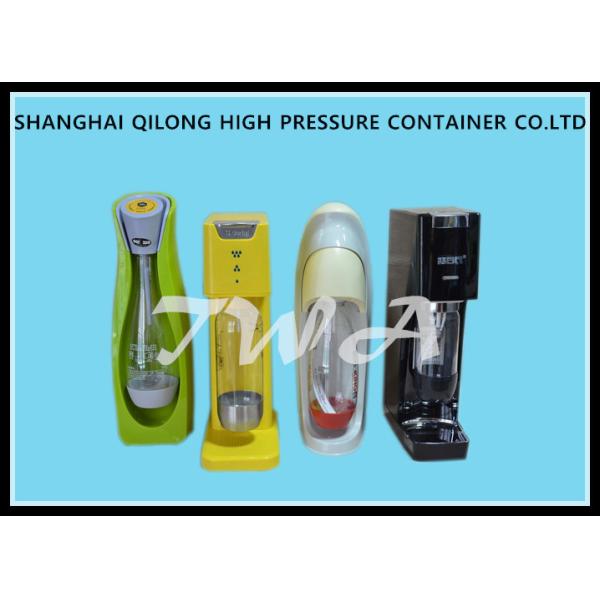 Safe soda water maker for home use with 0.6L Cylinder and PET bottle