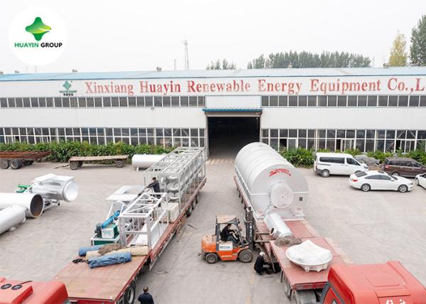 High Efficiency Pyrolysis Plant Waste Tyres To Fuel Machinery