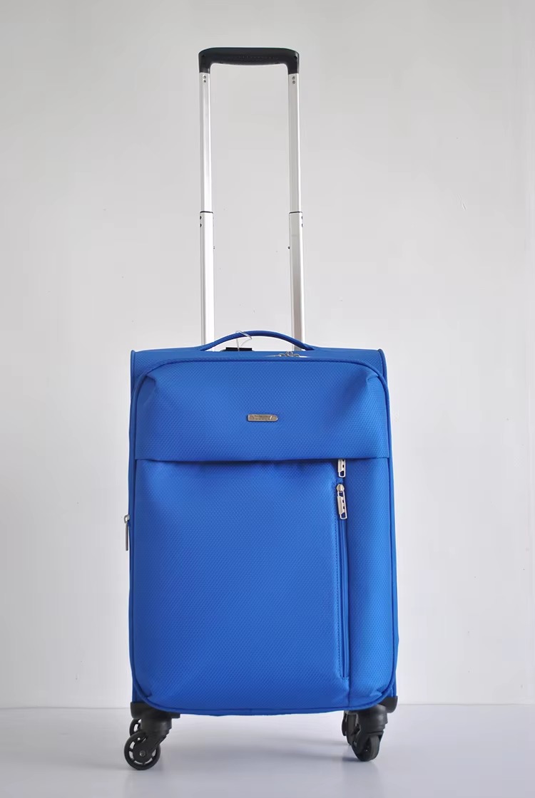 Waterproof Nylon Universal Wheel Boarding Suitcase PC Spinner Business Travel Case Water-Repellent Load-Restrained Pull Rod