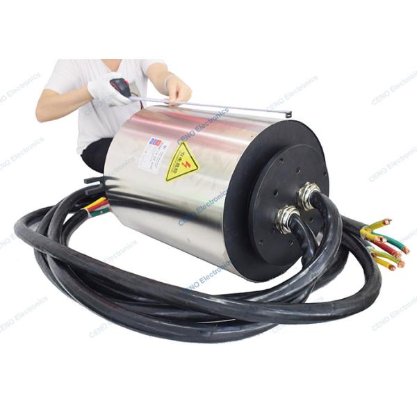 Ip66 Waterproof Slip Ring High Current Electrical Carbon Brush Mechanical