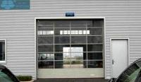Porte aérienne sectionnelle en verre organique de cadre d'alliage d'aluminium de panneau