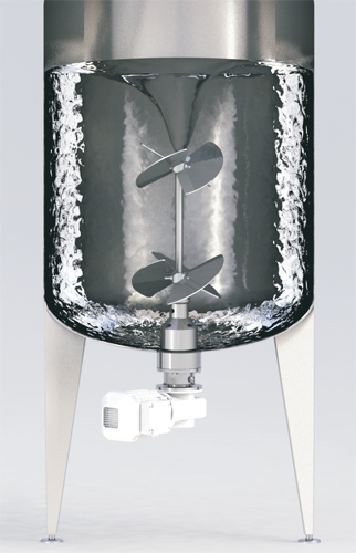 Sanitaire Remueur magnétique Conception du fond Produits alimentaires pharmaceutiques Biotech 316L SS FDA GMP résistant à la corrosion