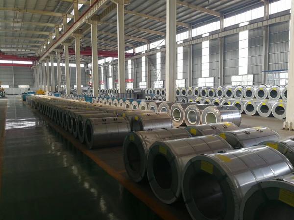 0.6mm Thickness Alu - Zinc Galvalume Steel Coil For Rolling Doors DIN Standard