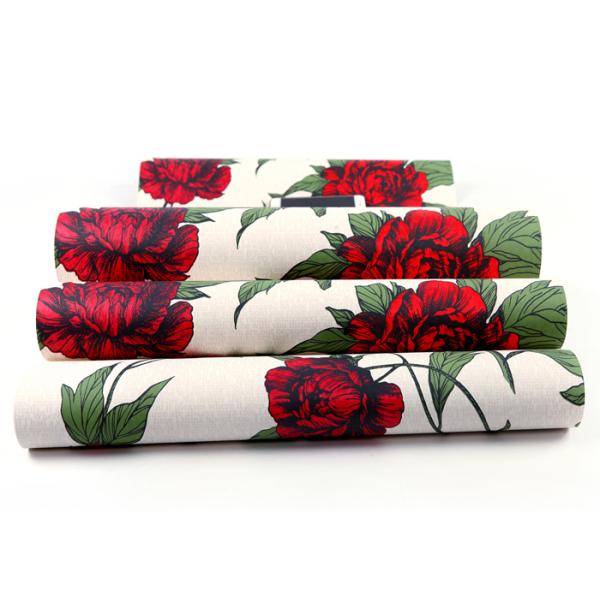 Обои винтажного стиля красного цвета не сплетенные флористические для украшения комнаты, эко- дружелюбного