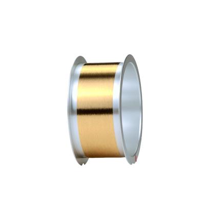 99.99% High Purity Gold Plated Copper Wire High Elasticity Corrosion Resistant