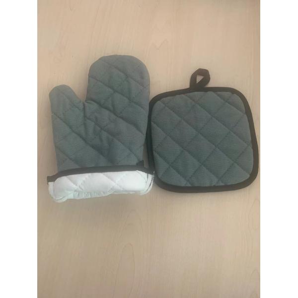 Customized Logo Promotional And Gifts Items Baking Oven Mitt Pot Holder Set