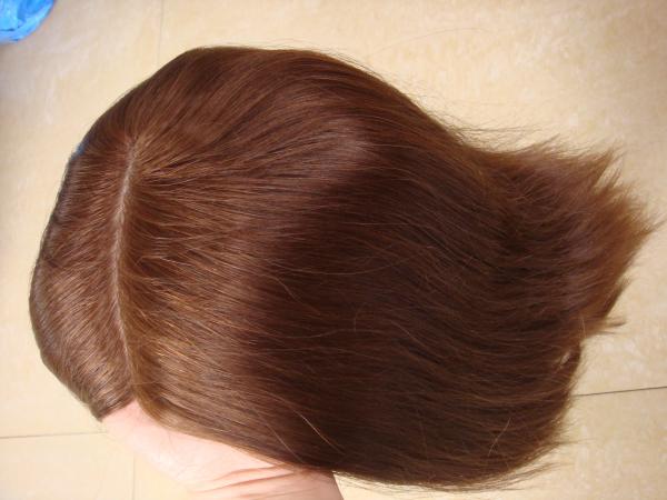 Perruques casher à racine naturelle, entièrement en dentelle et avec dessus en soie, 100 % cheveux humains européens