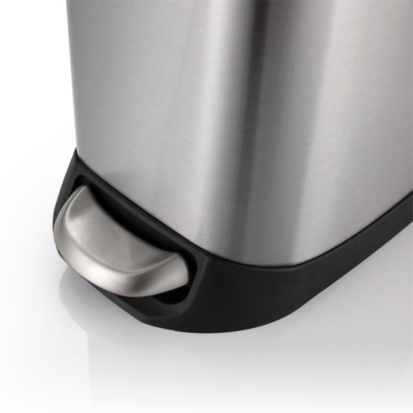 20L rectangular stainless steel trash can。 can be used in kitchen, office, living room and other scenes