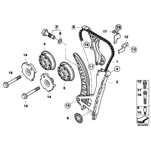 New Engine Timing Chain Kit  For BMW N42 N46 2.0L TCK0213009 11311439854