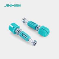Boulons d'étirement minifixes en acier de 32 mm avec dowel, fixation de meubles pour meubles Rta