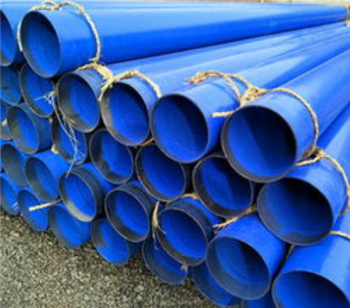 FBE Coated Steel Pipe 18 INCH Size SCH 40 Thickness Round Section Shape