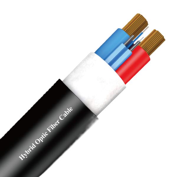 1-144 Core Hybrid Optical Fiber Cable Oxygen Free Copper Fiber Composite Cable