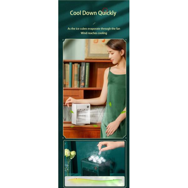 Небольшая испарительная батарея воздушного охладителя и вентилятора 4000mAh HumidifierTable