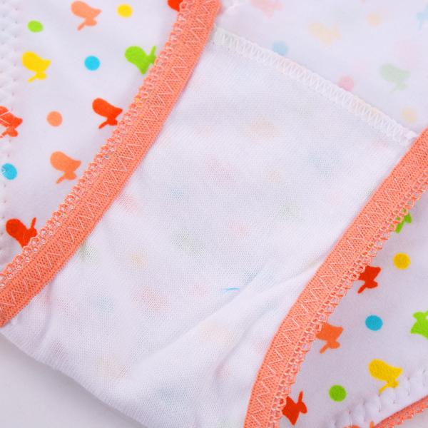 Sanding milk fiber printing young girls thong underwear