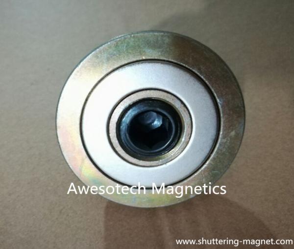 Round Magnets, M16, M20, M24,30,36 threaded Bushing Magnet, Magnetic Fixing Plate