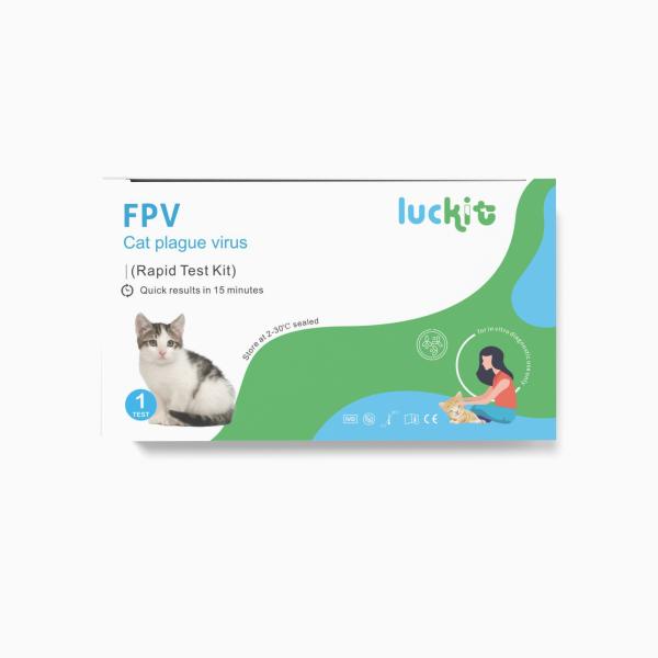 Luckit Feline Plaguevirus FPV PET CAT Test Kit Fast Reaction Rapid Factory Price Easy Operation Class I