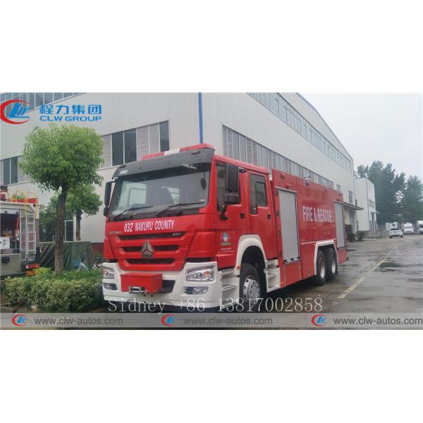 LHD RHD Sinotruk Howo 6x4 371HP Fire Rescue Truck