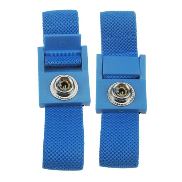 PA6 Plastic Buckle 4MM Snap Conductive Fiber ESD Wrist Strap