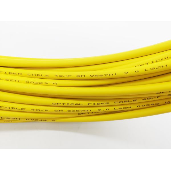 High Density 48 Cores 4pcs 12F Male SM 9 125um G657A2 LSZH 0.35dB Max. MPO Patch Cable for 100G Fiber Optic Communication System Cord Type B