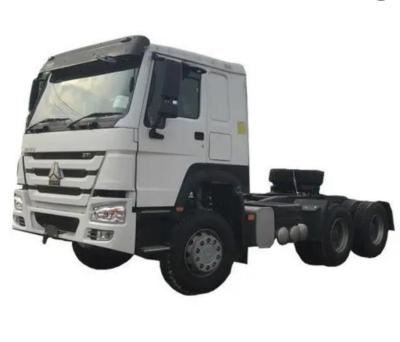 Sinotruk Howo Tractor Truck Lhd 10Wheels 400Hp 6 × 4 HW76 White