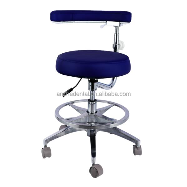 Высота регулируемая больничная мебель кресло микроволокно кожа круглое лицо стоматологический стул