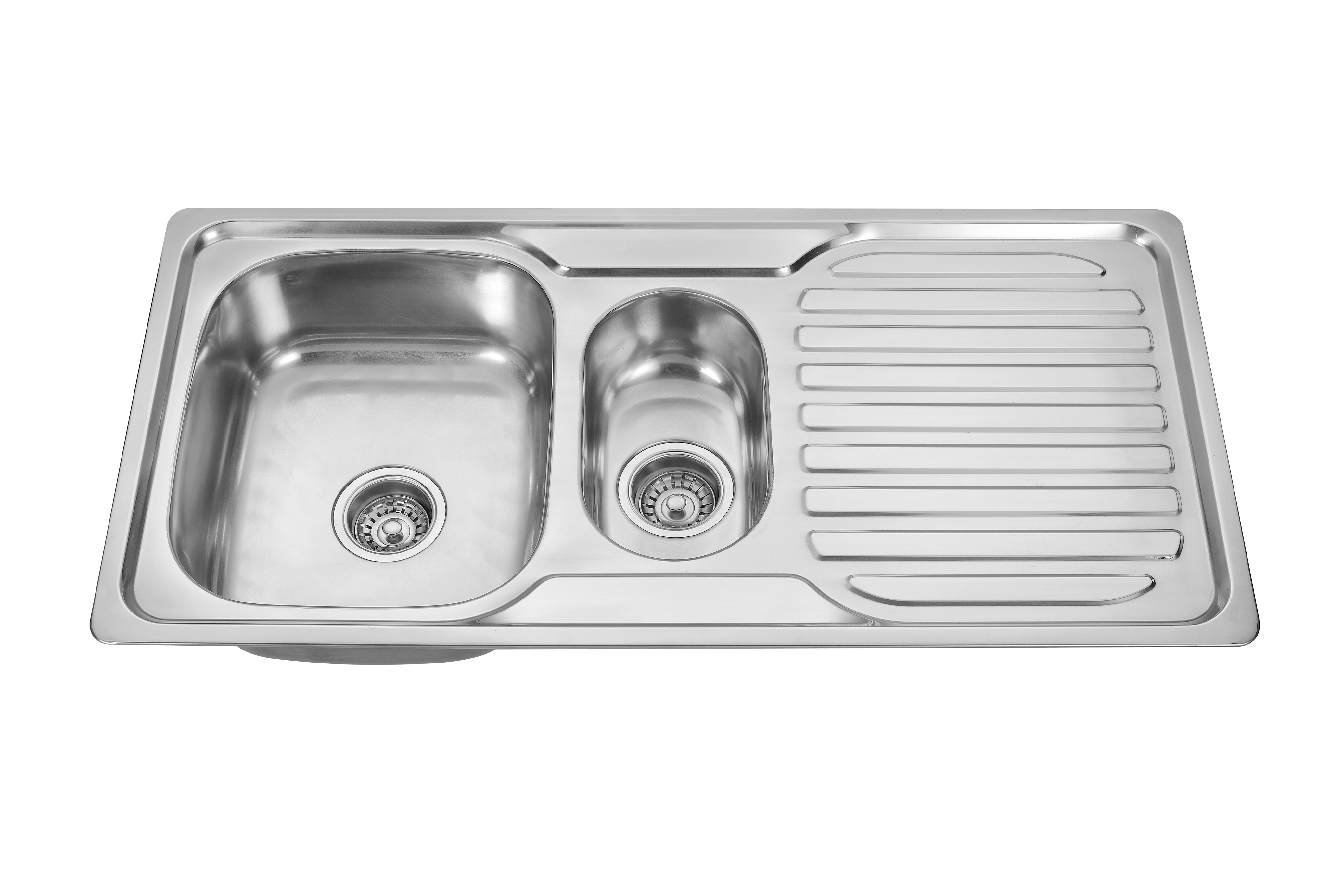 Над кухонной раковиной шара против 1000 x500mm одиночной с тазом стирки Drainboard фольклорным