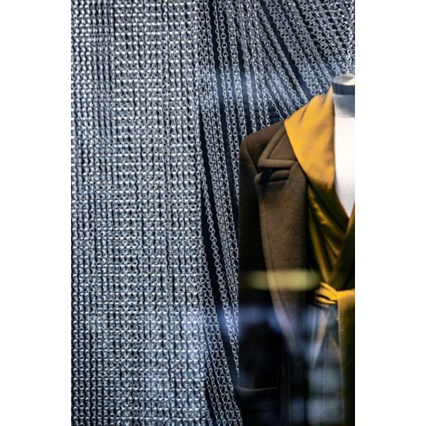 12x24mm Chain Size Aluminium Chain Curtain With 60% Open Area And 1.2mm Wire Diameter For Insect Protection