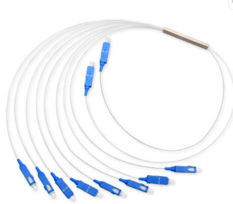 Mini type optique Sc/PC UPC de tube d'acier inoxydable de diviseur de la fibre 2x8