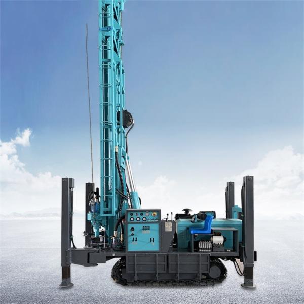 260meter Depth Diesel Portable Water Well Drill Rig Machine Hard Rock Drilling Rig for Deep Wells