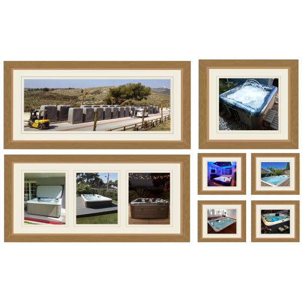 джакузи спа массажа водоворота ванны массажа 2.3m на открытом воздухе для человека 6