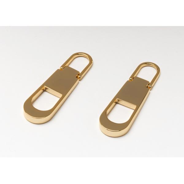 Luxury Brand Handbag Accessories Hardware Zipper Pull For Bag High Electroplate