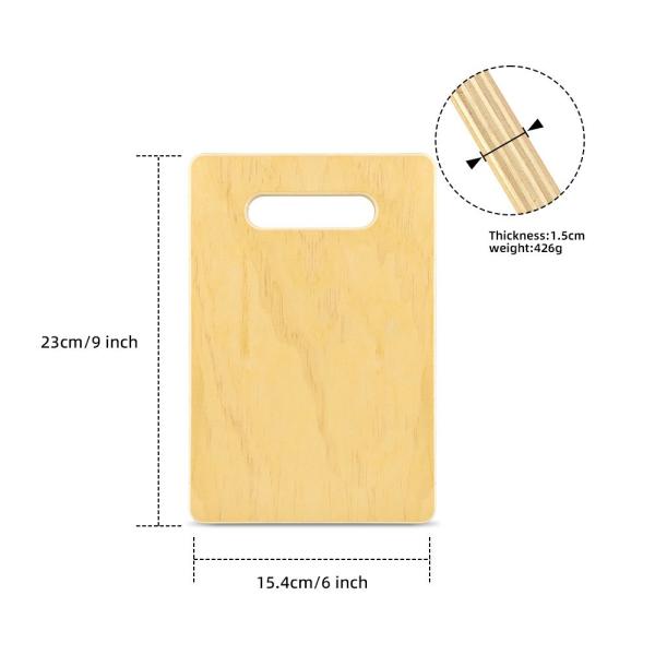Planche de coupe en bois de bambou sublimation personnalisée avec poignée pour cuisine