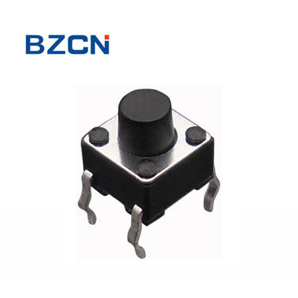 Through Hole Terminal Silent Tactile Switch / SMD Momentary Switch DIP Terminal