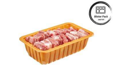 Disposable Yellow PP Plastic Meat Trays for Fresh Meat  Premium Quality Packaging