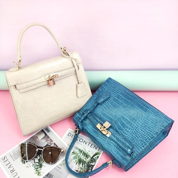 new full  crocodile satchel Croosbag sling bag