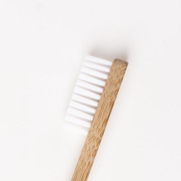Logotipo de bambu da tela de seda da pintura à pistola da vara da escova de dentes do punho do carvão vegetal redondo