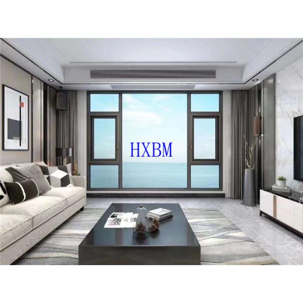 Thermal Break PVDF 5mm 12A Glass Aluminum Casement Windows