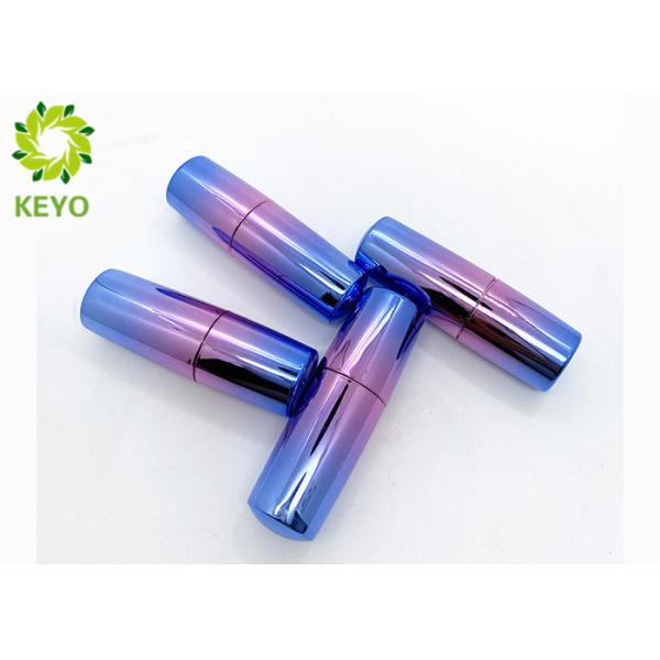 Shiny Plastic Lip Stick Tube For Cosmetic Packaging Empty Lip Balm Tube