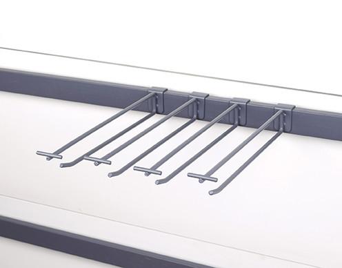 400mm  8mm Supermarket Rack Accessories Metal Hook Hanger