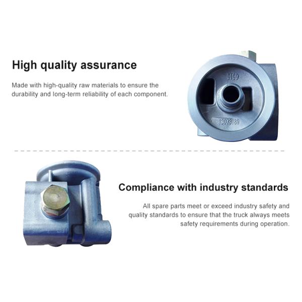 Silla de filtro de aceite 12273107 13073189 para el motor de la excavadora 226B de XCMG