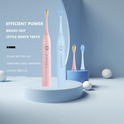 Automatic Adult Travel Electric Toothbrush IPX7 Waterproof For Home