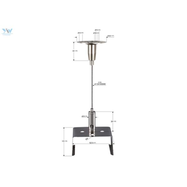 Приостанавливанный линейный освещая набор подвеса панели СИД наборов с кронштейном